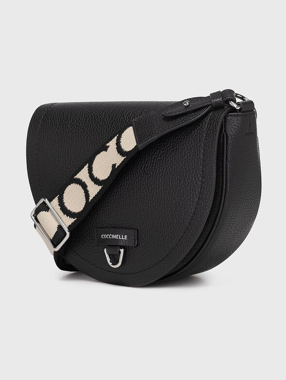 Black crossbody bag with small purse - 5