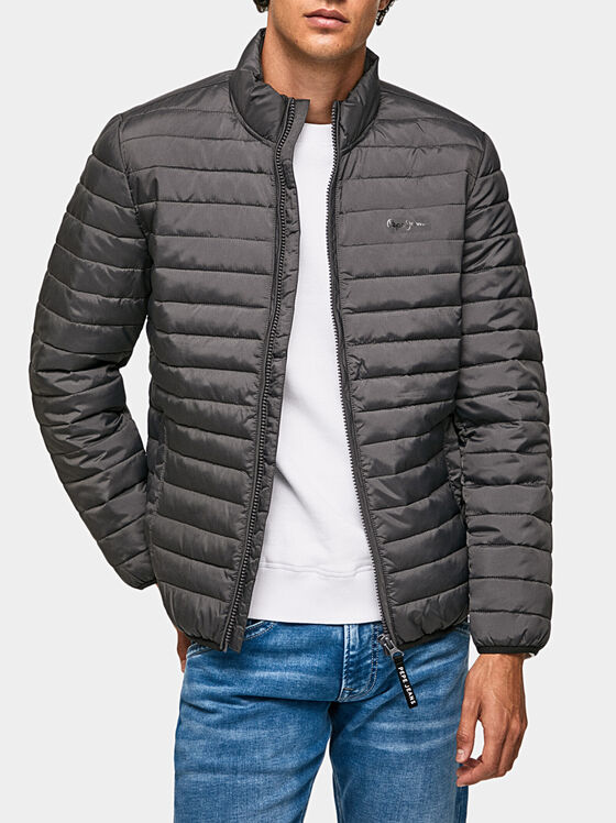 CONNEL green jacket with quilted effect - 1