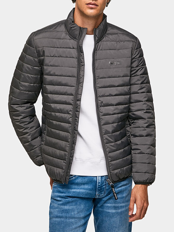CONNEL green jacket with quilted effect - 1