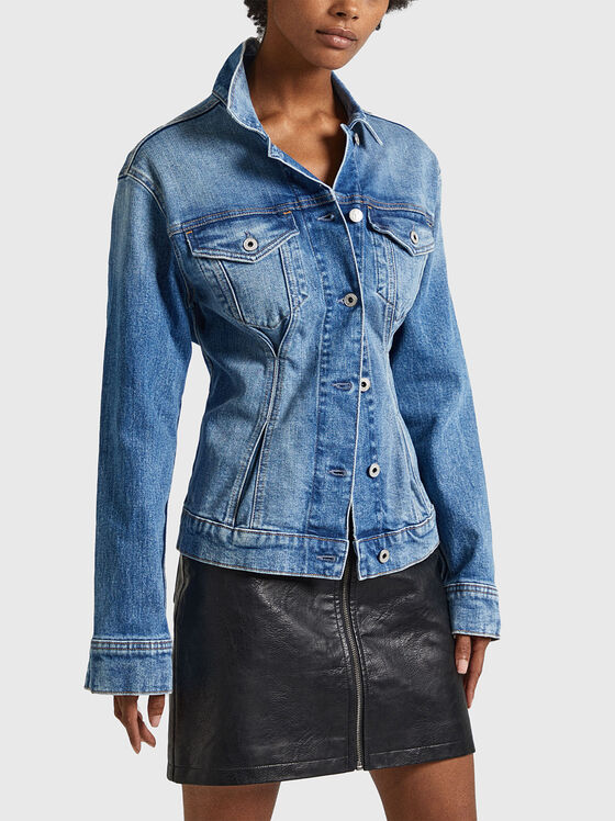 FREYA slim fit denim jacket - 1