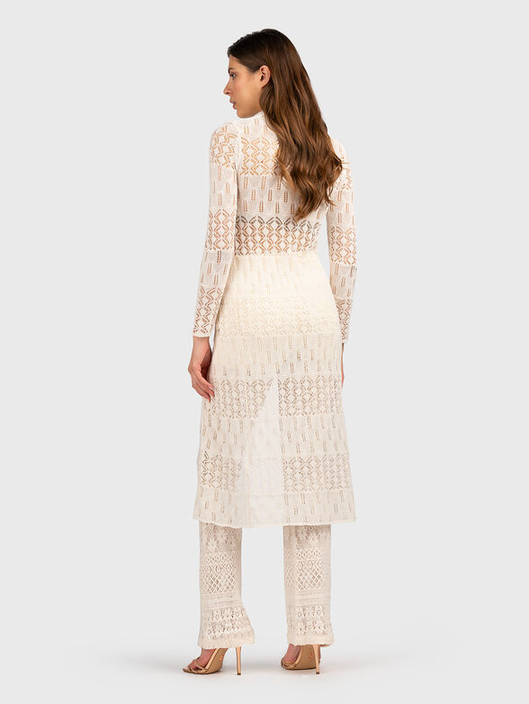 Full length knit cardigan - 2
