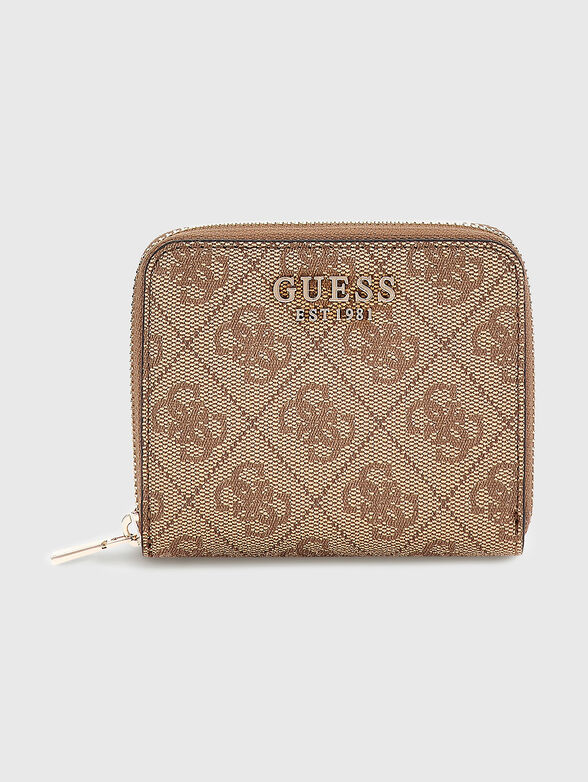 LAUREL brown purse with logo print - 1