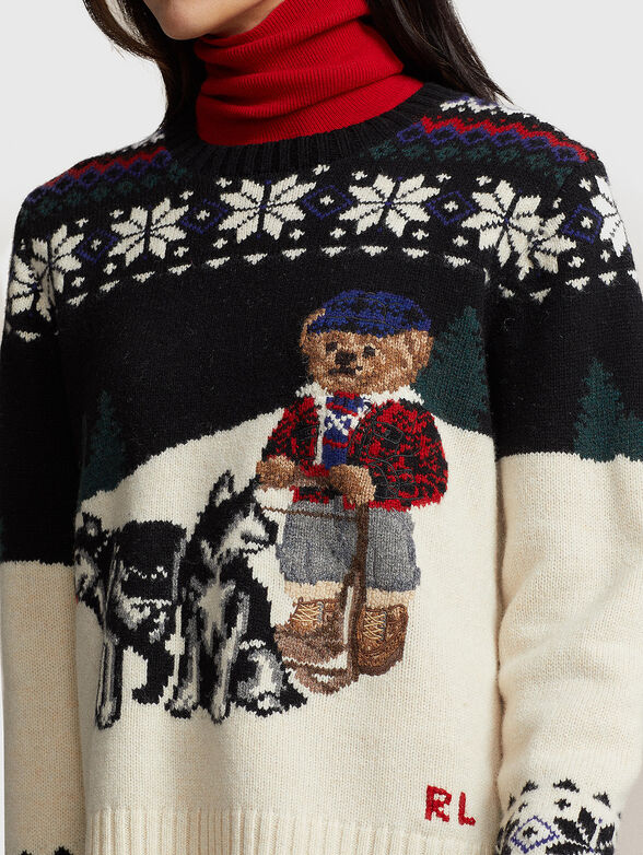 Sweater in wool blend - 4
