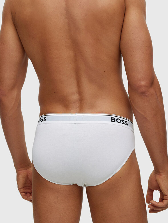 Three-pack of briefs with logo accents - 3