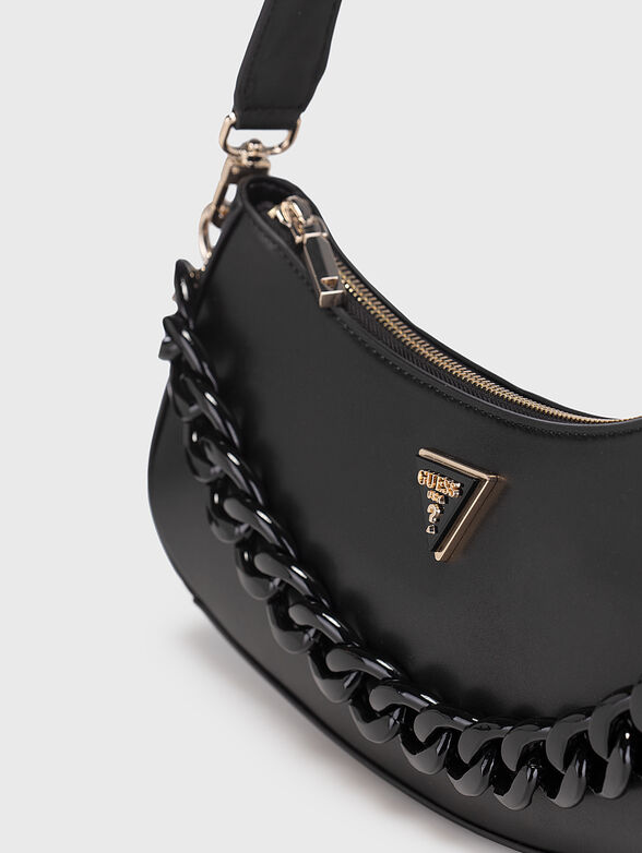 CORINA black bag with accent chain - 4