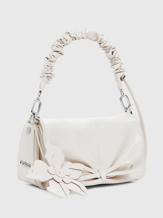 Small bag with removable handle and logo - 1