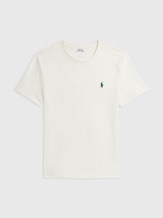Tricou slim cu logo brodat - 1