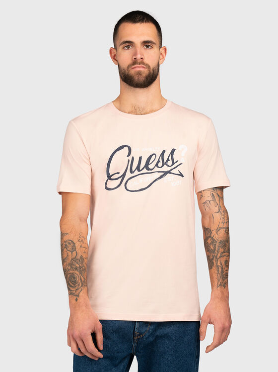 Tricou din bumbac cu logo imprimat - 1