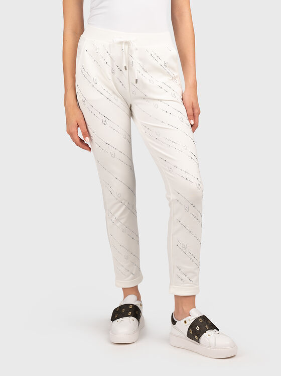 Pantaloni sport cu pietricele - 1
