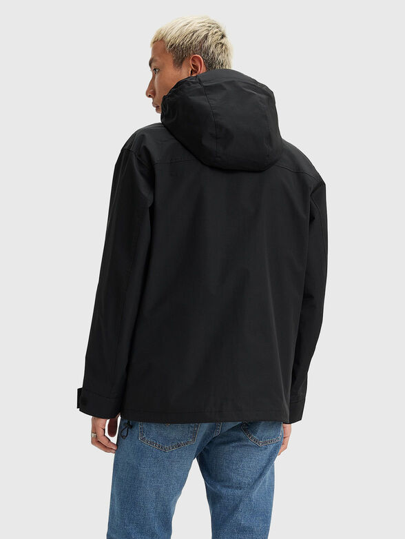 Black jacket with hood - 2
