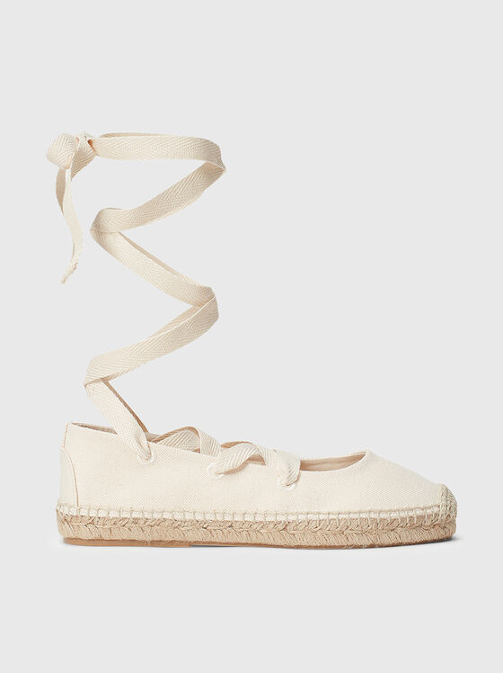 Lace up espadrilles - 1