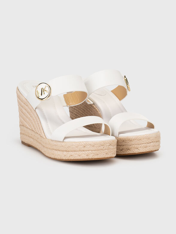 LUCINDA platform leather sandals - 2