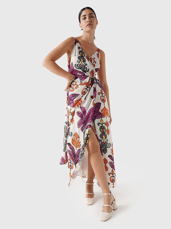 Rochie midi multicoloră  - 1