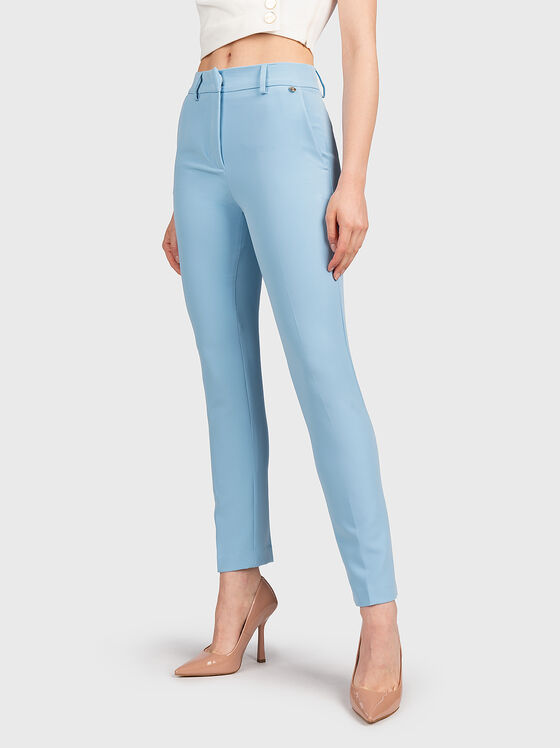 Pantaloni skinny albaștri - 1