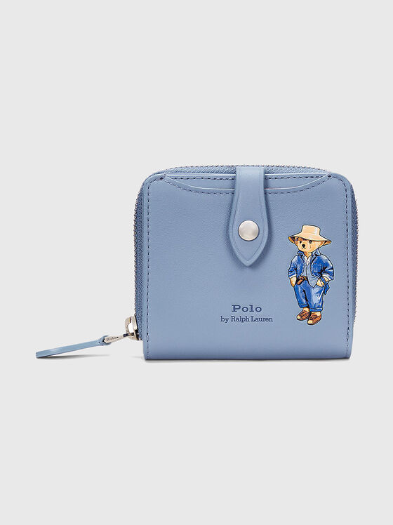 Geantă mică din piele cu imprimeu Polo Bear - 1