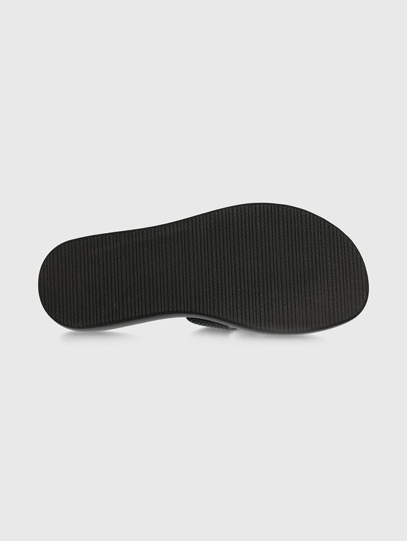 LOTUS black slippers - 5