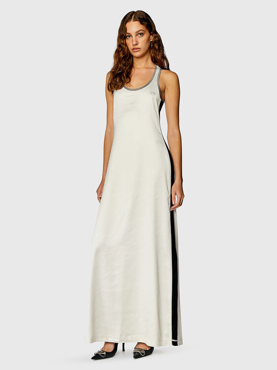 D-ARLYN black dress with contrasting stripes - 1