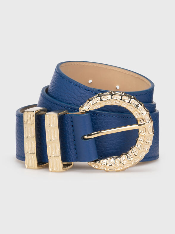 ERINI blue belt with glittering appliqués - 1