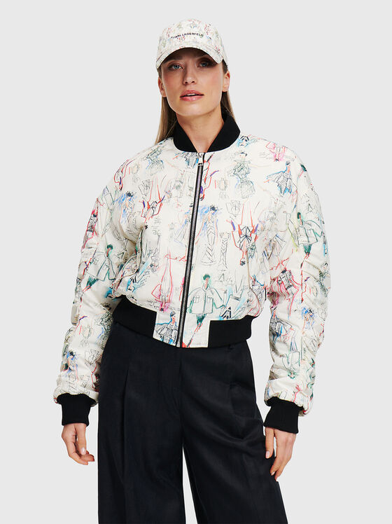 Bomber cu imprimare artistică - 1