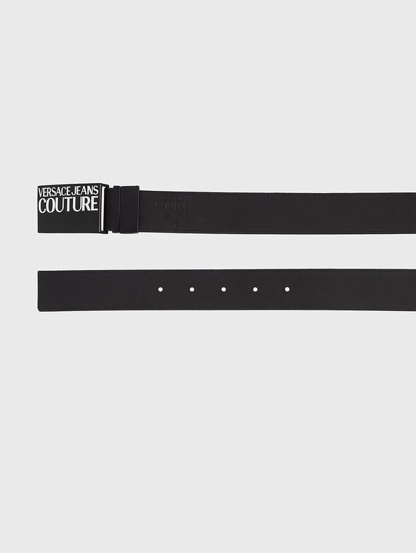 Reversible belt with logo buckle - 3