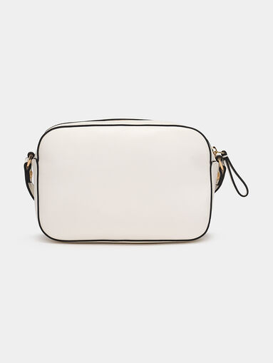 Black crossbody bag with intertwined texture - 3