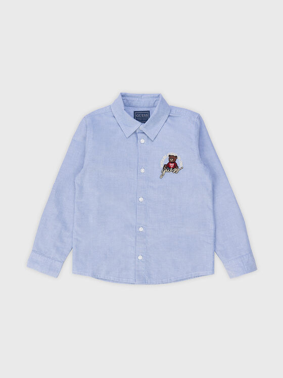 Light blue shirt with logo - 1