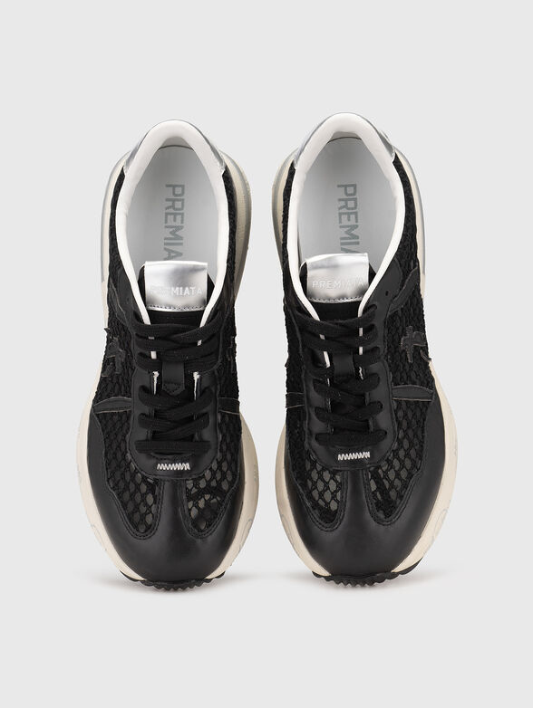 CASSIE sneakers with perforated texture - 6