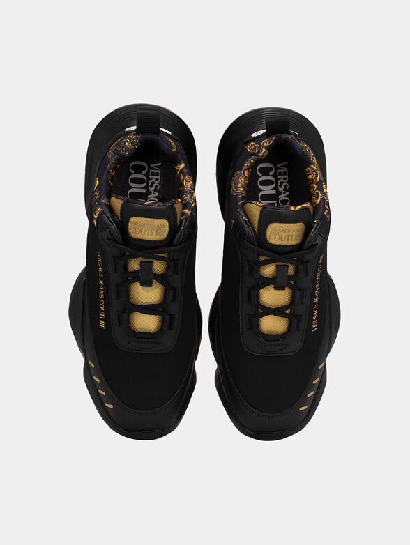 FONDO GRAVITY sneakers with gold logo inscription - 6
