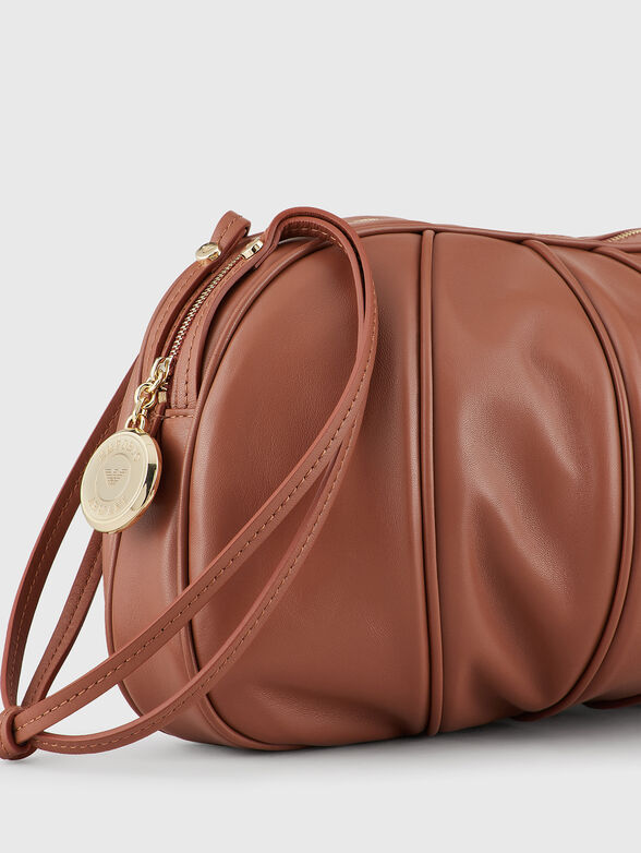 Brown leather bag - 5