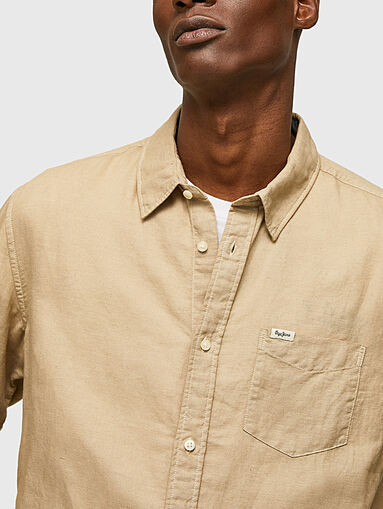 PARKER shirt in linen blend - 4