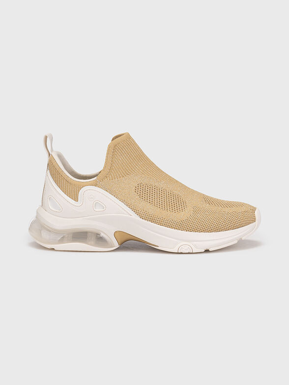 EXTREME slip-on sneakers in gold color - 1