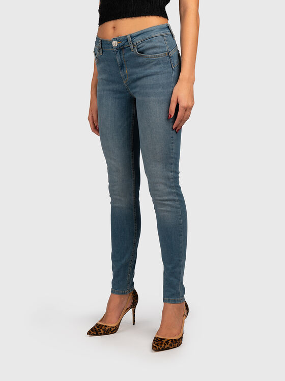 Blugi skinny cu talie medie  - 1