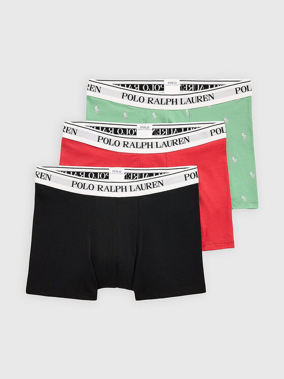 Set de trei perechi de boxeri cu accente logo - 1