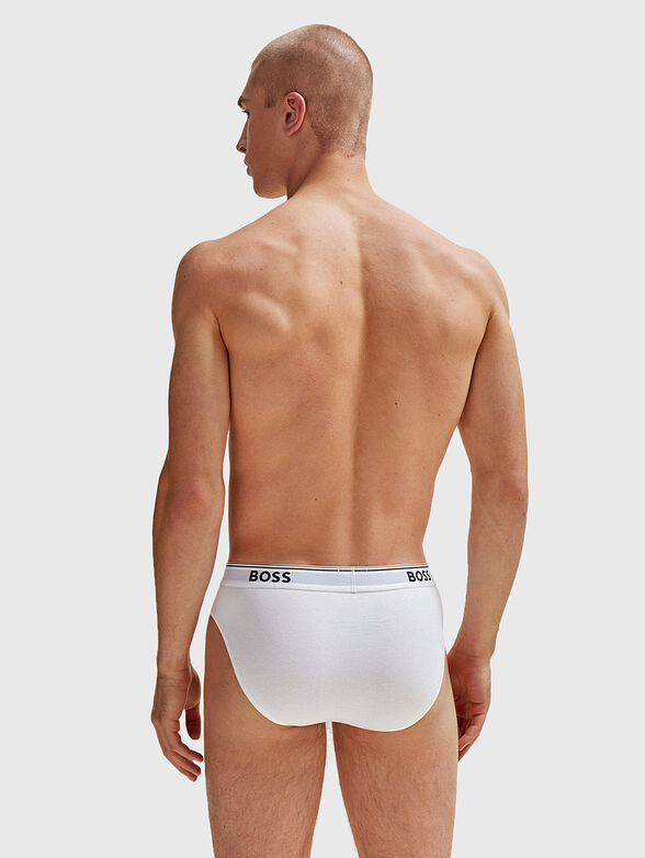 Three-pack of briefs with logo accents - 5