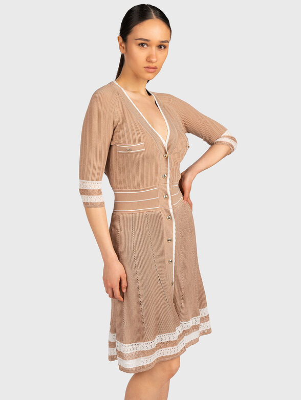 OLIVIA beige dress - 1