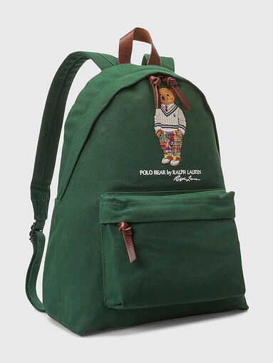 Cotton backpack with Polo Bear embroidery - 5