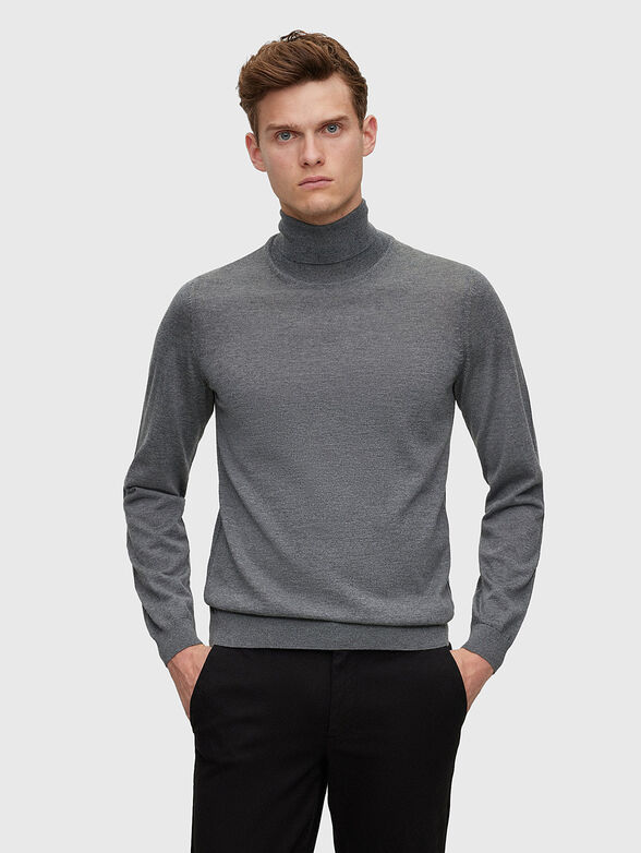 MUSSO-P wool sweater with turtleneck  - 1