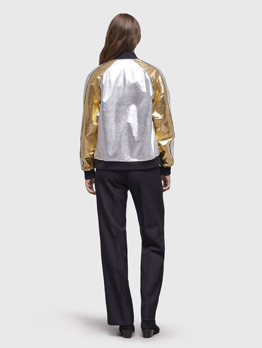 Bomber jacket with metallic effect - 3