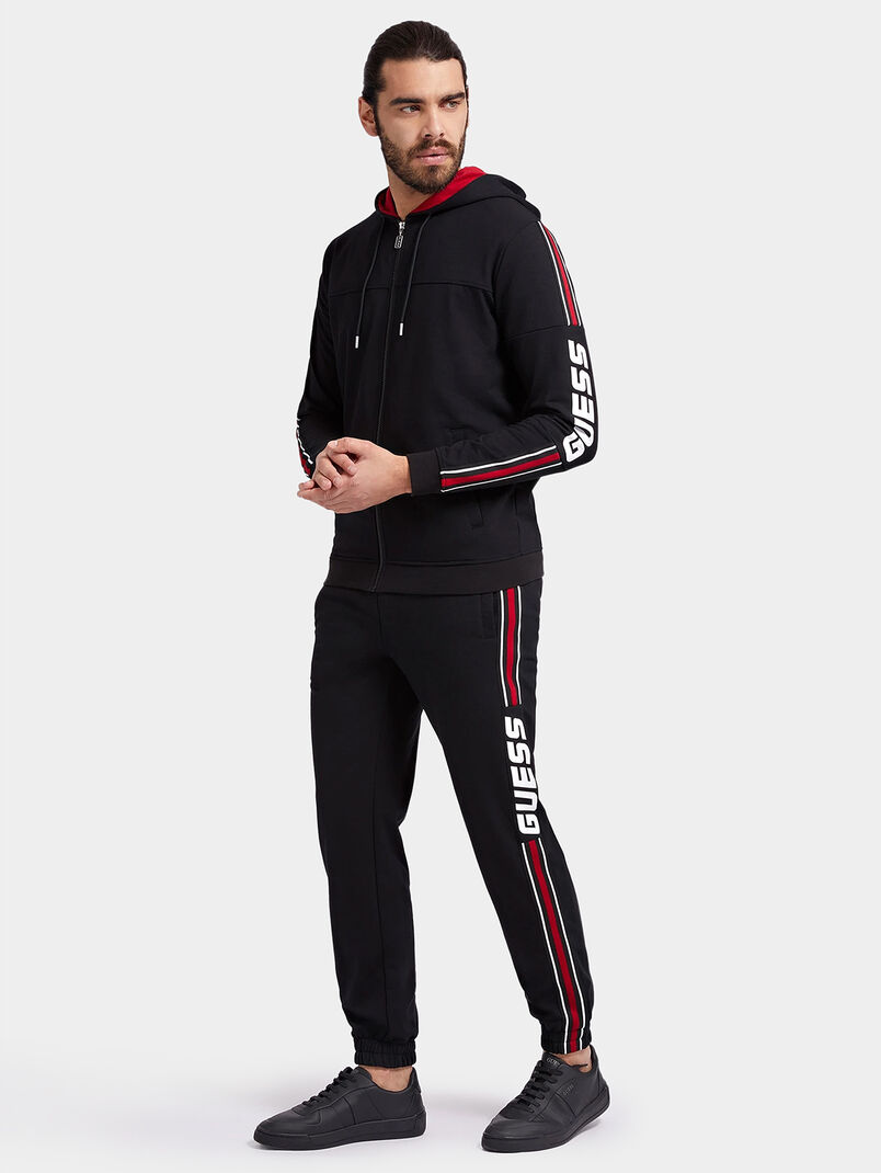 JERROD sports sweatshirt with zip and hood - 3