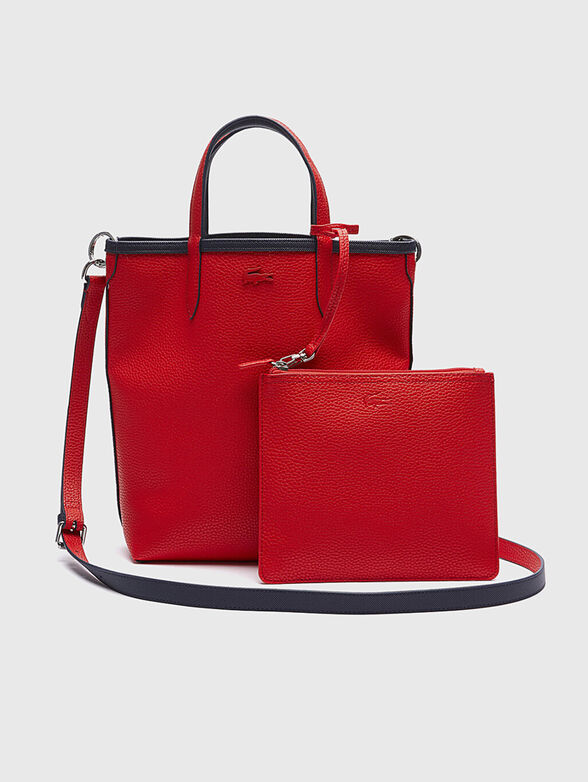 Two-faced bag with a carrier bag and mini logo - 2