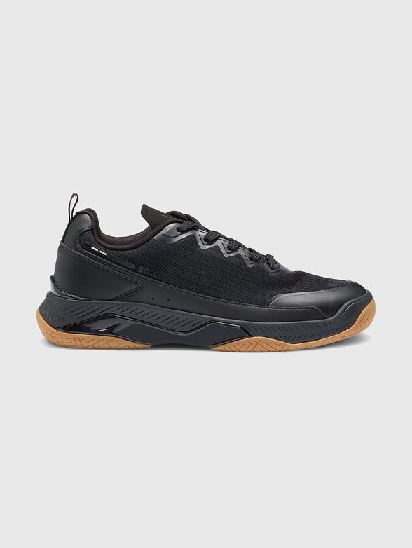 Sports shoes in black - 1