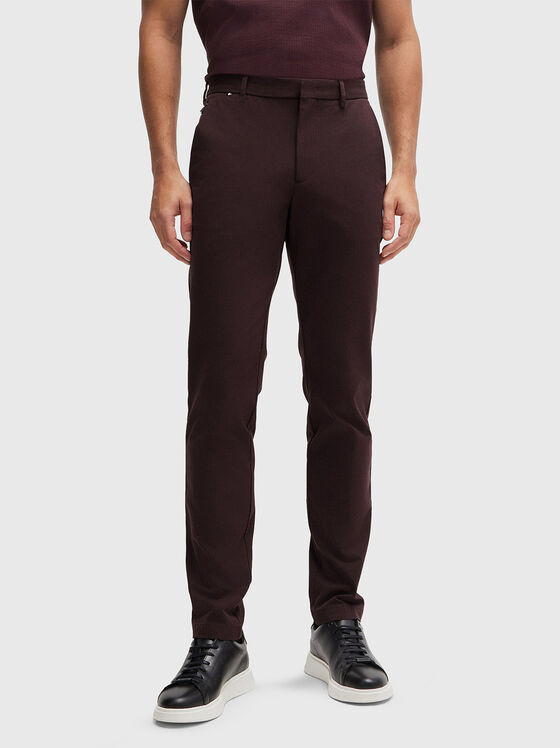 Pantaloni KAITO bordeaux - 1