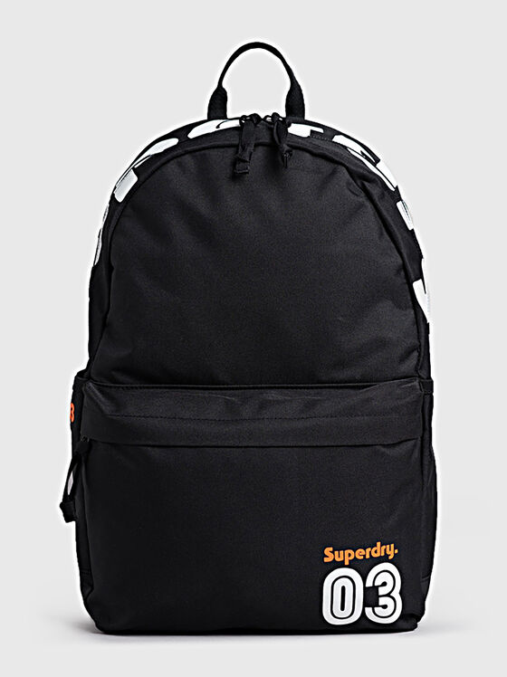 Rucsac negru VINTAGE MONTANA cu logo detaliu - 1