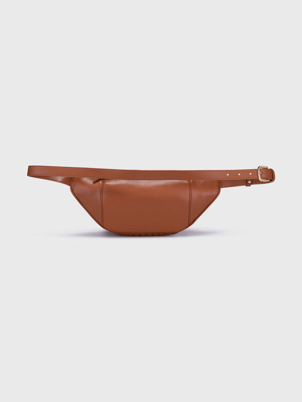 Black eco leather waist bag - 2