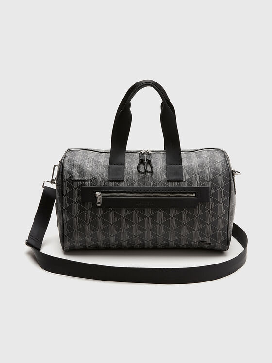 Sac negru cu logo monogramă - 1