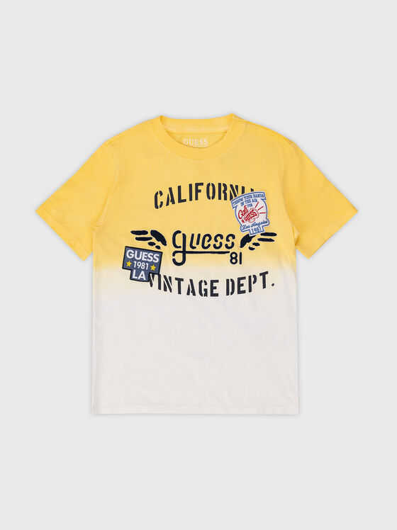 Tricou în galben și alb - 1