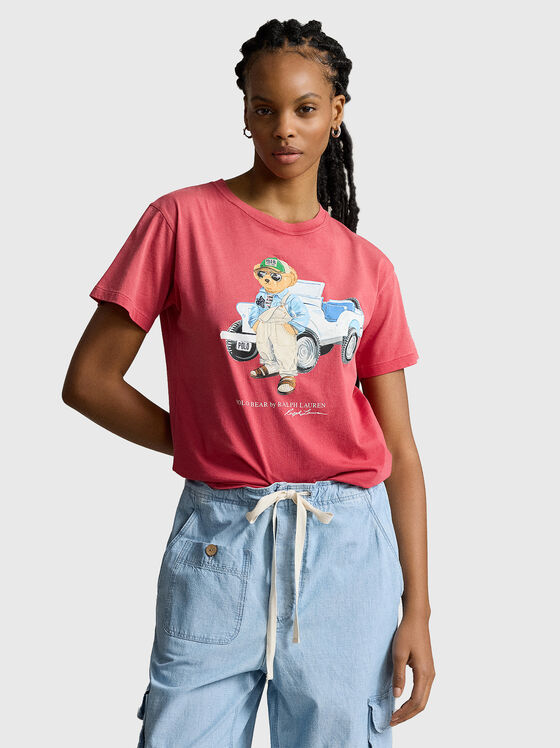 Tricou Polo Bear din bumbac - 1