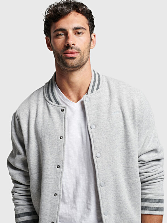 Black bomber jacket - 1