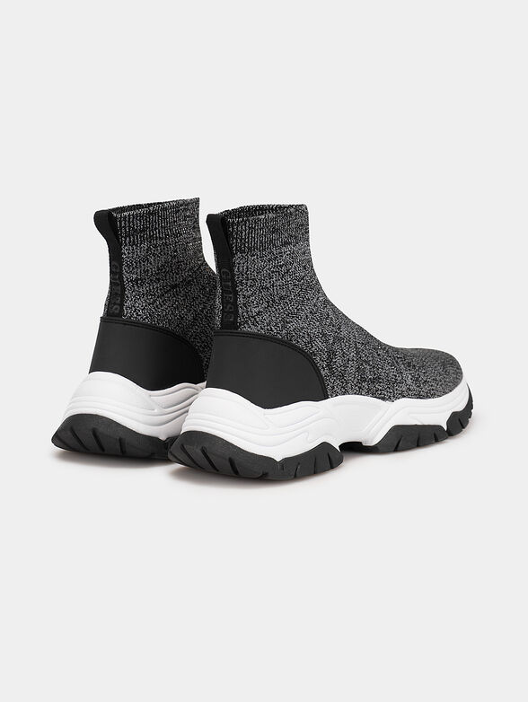 NOLLEN black slip-on ankle boots - 3