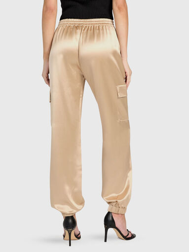High waisted cargo trousers - 4